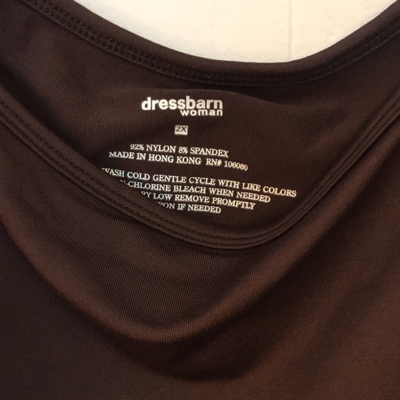 Dress barn Brown tank top - Picture 2 of 3